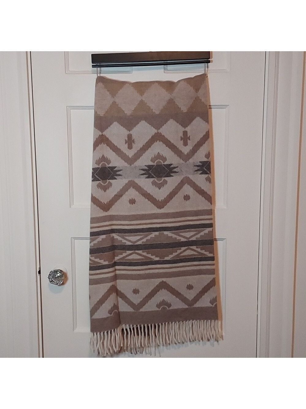Woolrich Wool Blend Blanket Milky Cream